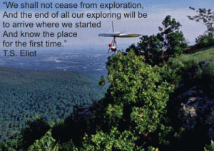 Hang gliding in the Oauchita Mtns. Photo by www.mena-ark.com